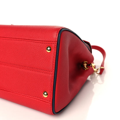 Louis Vuitton Calfskin Monogram Double V Rubis 8 of 10
