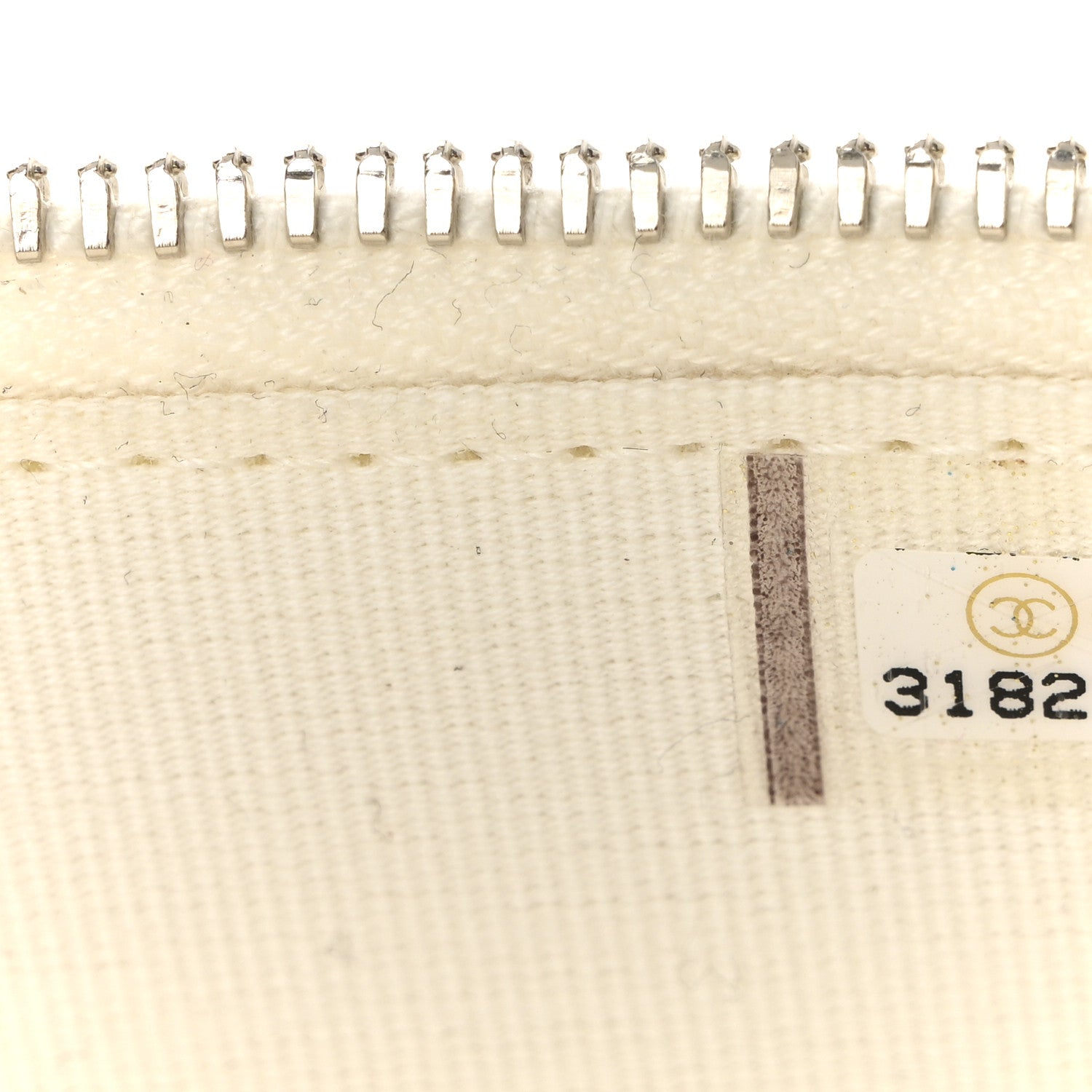 Chanel Lambskin Crochet Quilted Small Vanity Case With Chain White 7 of 13