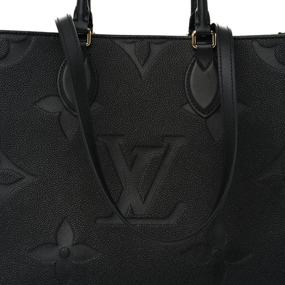 Louis Vuitton Empreinte Monogram Giant Onthego MM Black 7 of 12