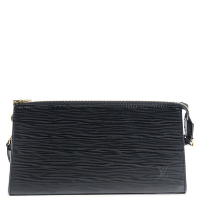 Louis Vuitton Epi Pochette Accessories 24 Black 1 of 7