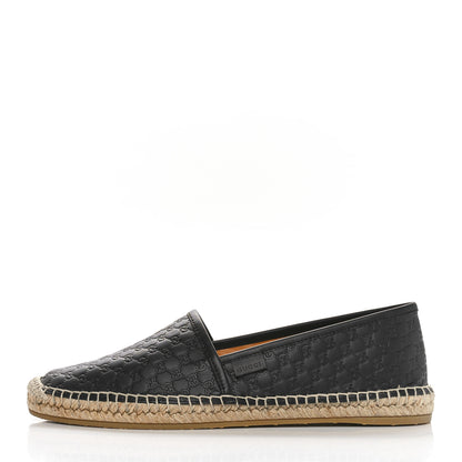 Gucci Microguccissima Signature Espadrilles 39.5 Black 1 of 8