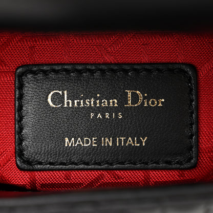Christian Dior Lambskin Cannage Mini Lady Dior Black 6 of 13