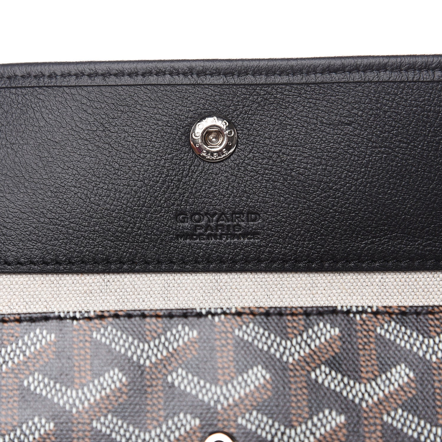 Goyard Goyardine Saint Louis GM Black 6 of 9