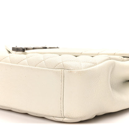 Saint Laurent Sheepskin Medium Tri-Quilt College Monogram Satchel Porcellana 9 of 10