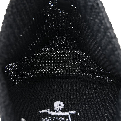 Prada Yarn Raffia Effect Crochet Large Logo Tote Black 5 of 10