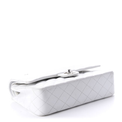 Chanel Caviar Quilted Medium Double Flap White 4 of 11
