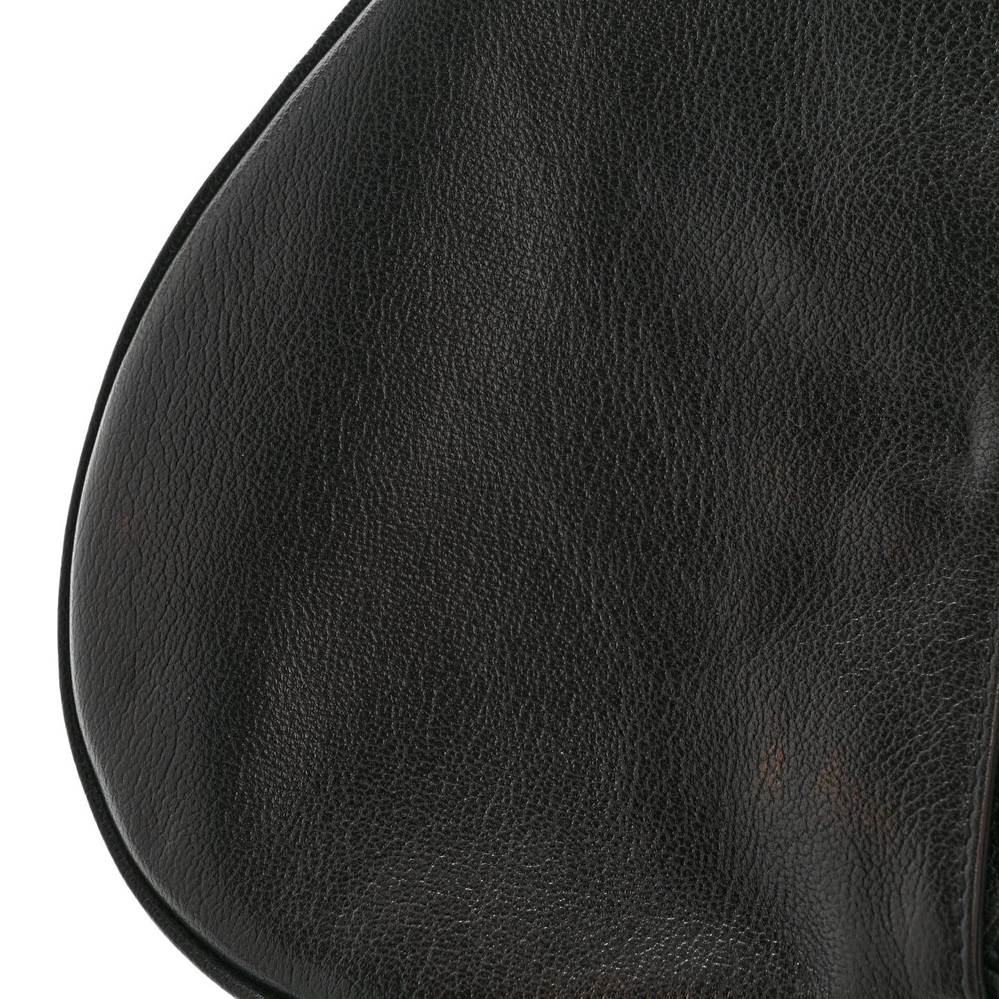 Shiny Goatskin  Saddle Bag Black