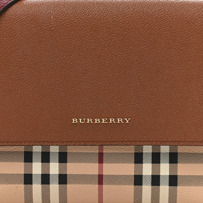 Burberry Haymarket Check Small Loxley Crossbody Bright Toffee 9 of 9