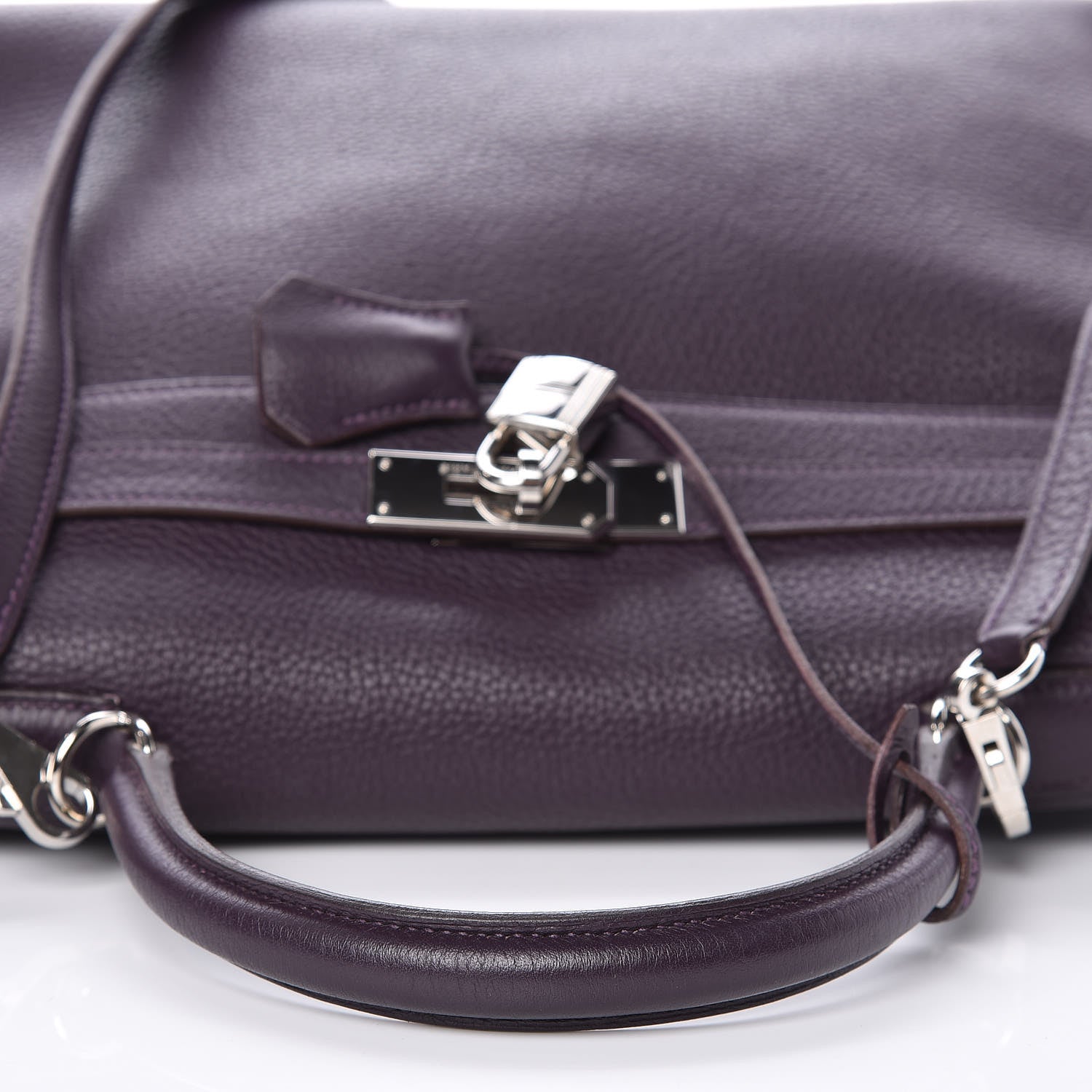 Hermes Togo Kelly Retourne 35 Raisin 18 of 51