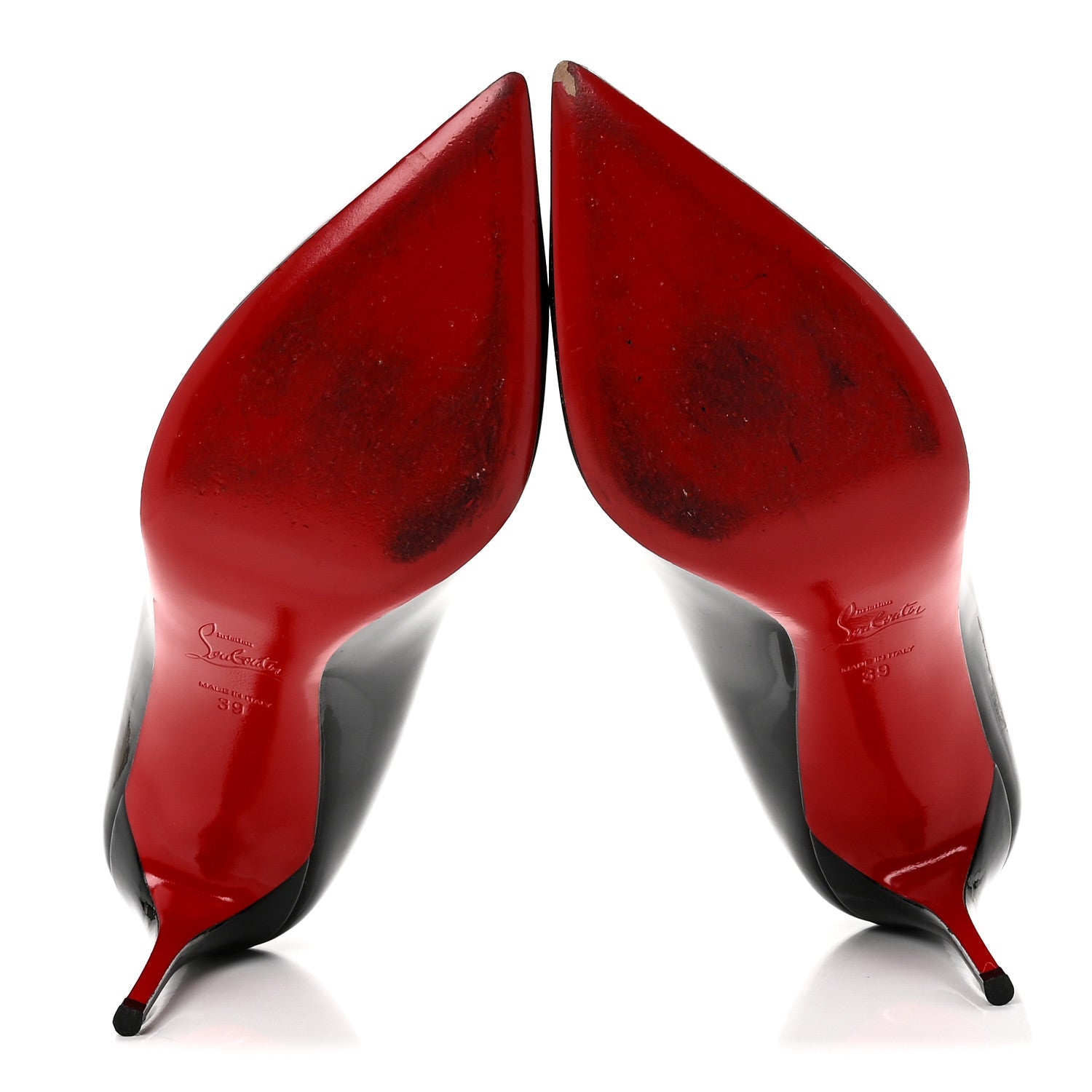 Christian Louboutin Patent Pigalle Follies 85 Pumps 39 Black 6 of 9