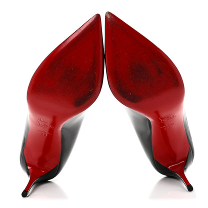Christian Louboutin Patent Pigalle Follies 85 Pumps 39 Black 6 of 9