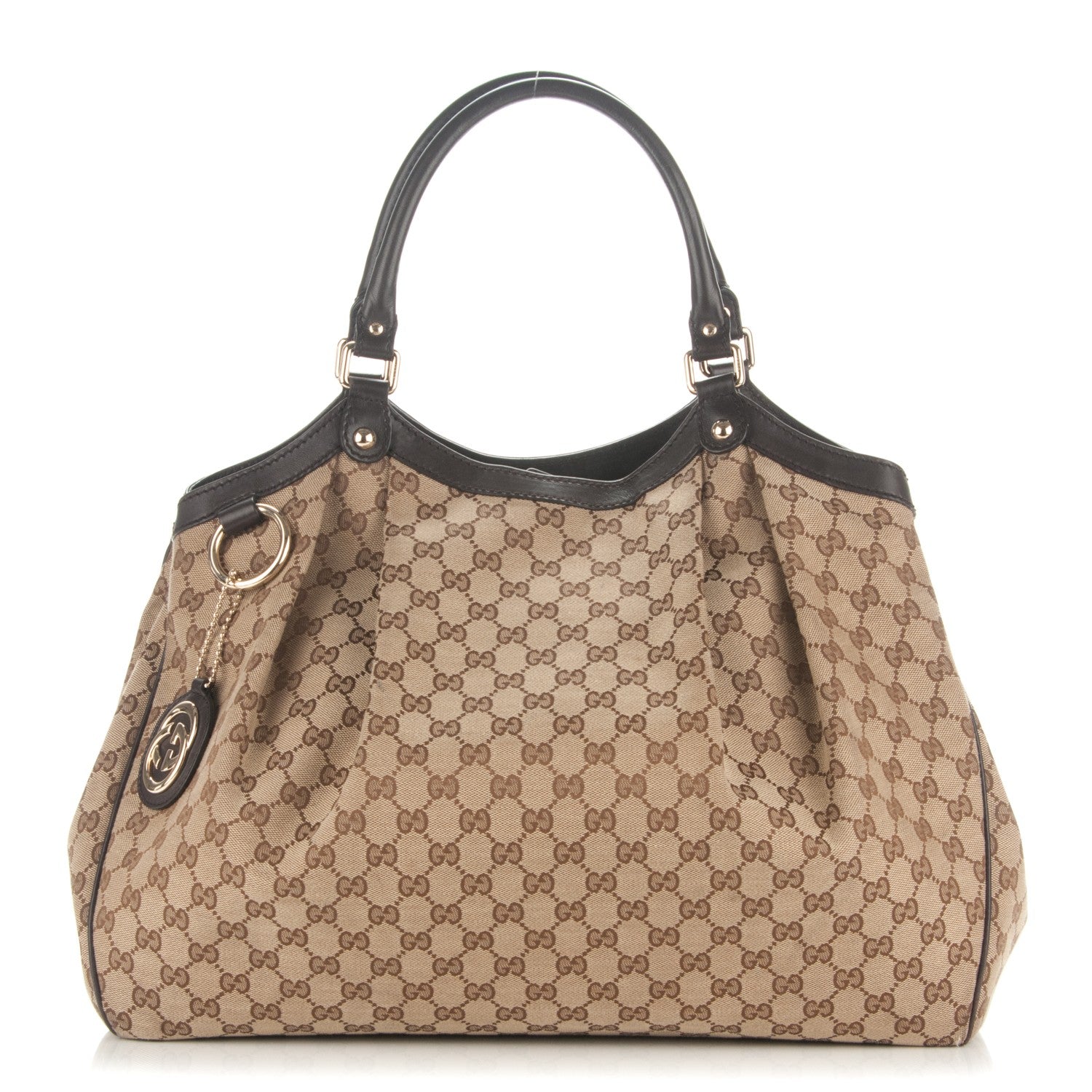 Gucci Monogram Large Sukey Tote Dark Brown 1 of 7