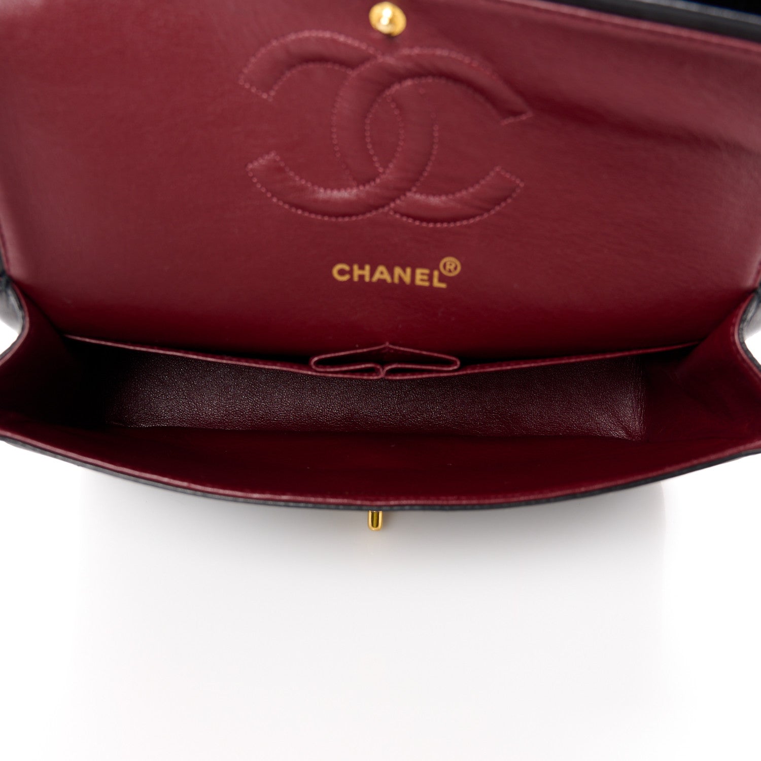 Chanel Lambskin Quilted Medium Double Flap Black 5 of 13