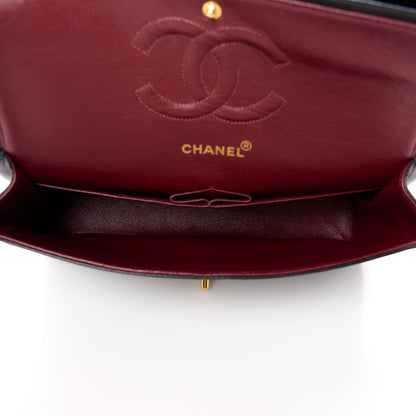 Chanel Lambskin Quilted Medium Double Flap Black 5 of 13