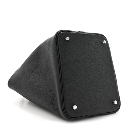 Hermes Taurillon Clemence Picotin Lock 22 MM Black 6 of 21