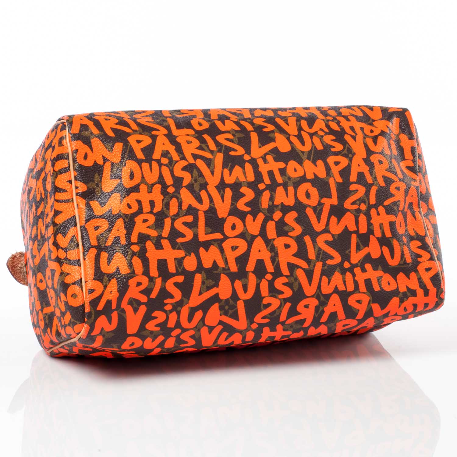 Louis Vuitton Monogram Graffiti Speedy 30 Orange 5 of 10