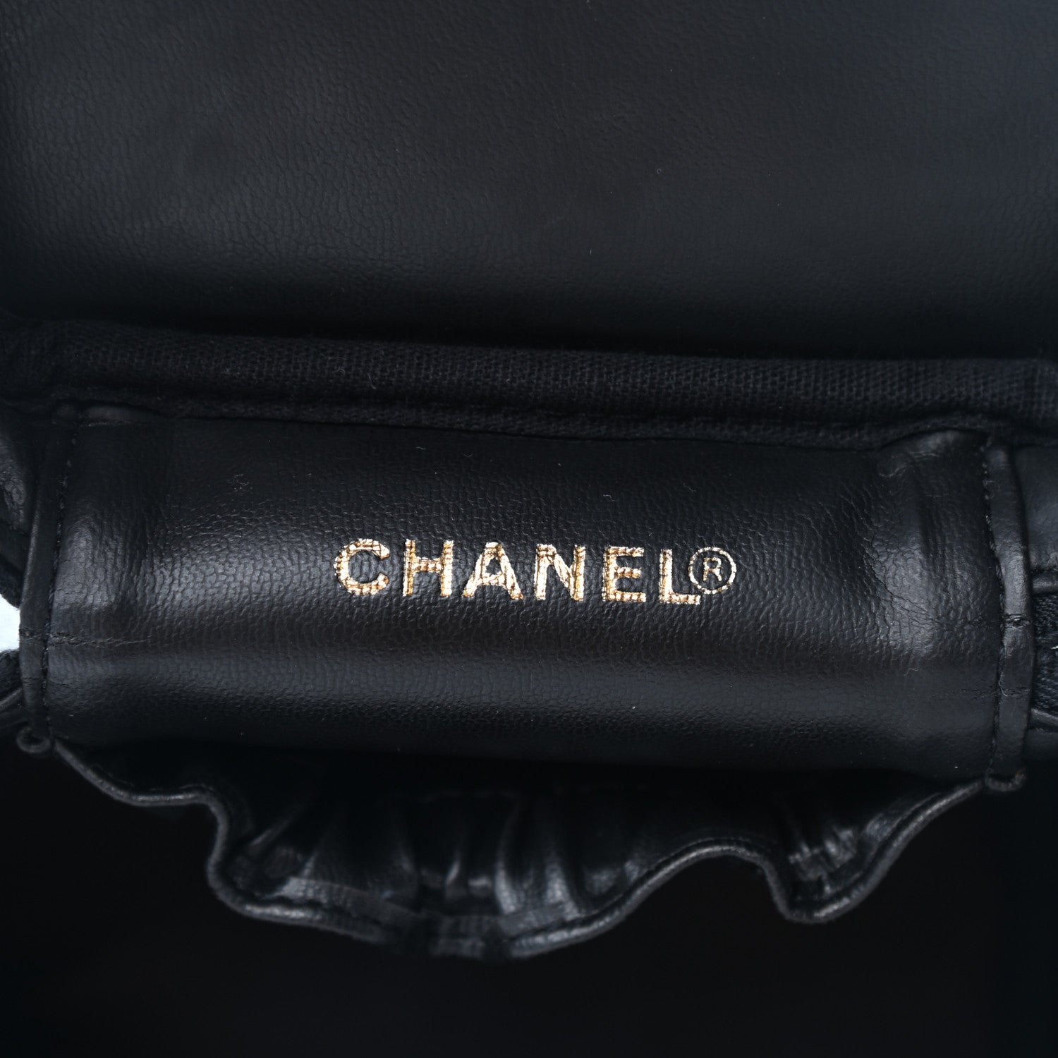 Chanel Caviar Vanity Cosmetic Case Black 6 of 10