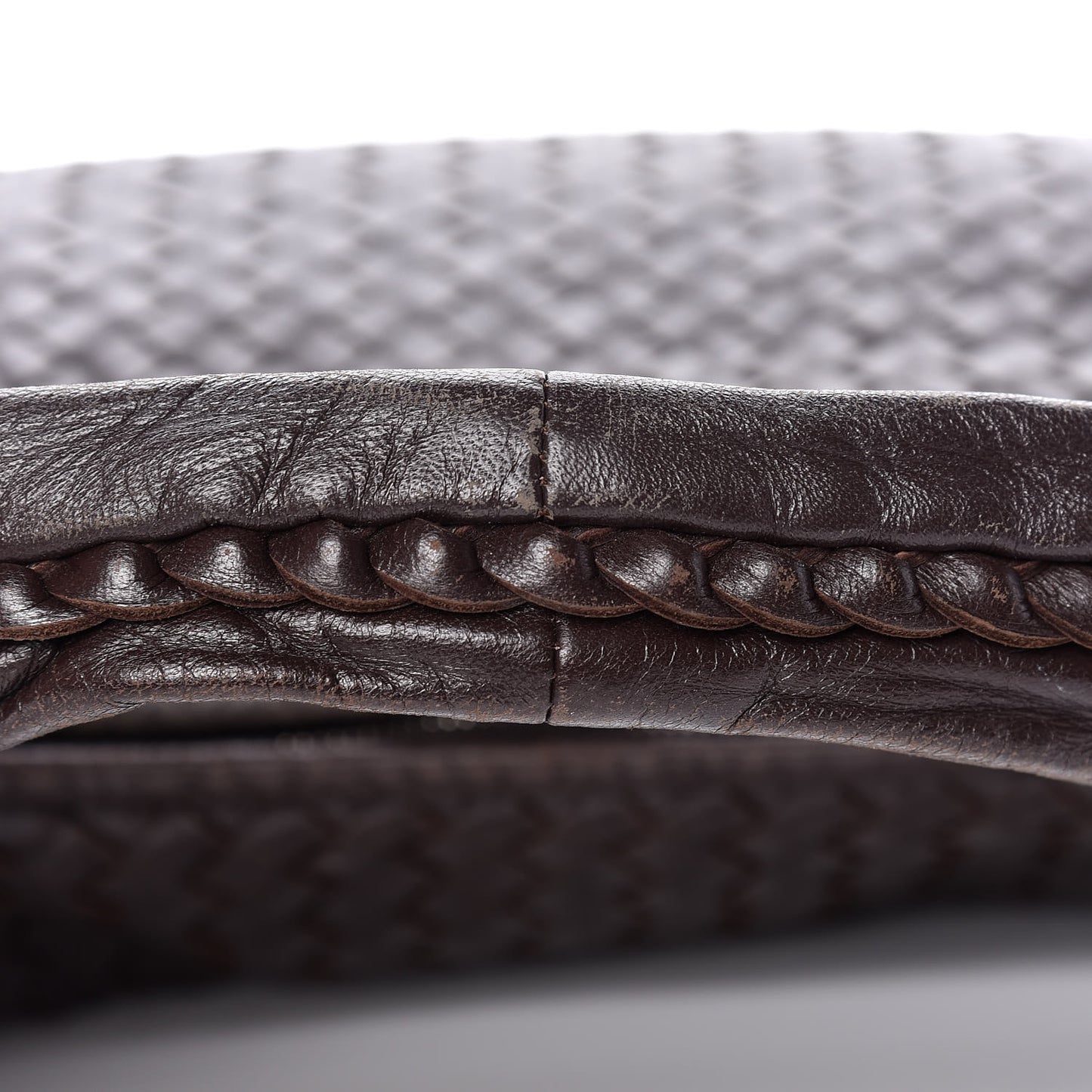 Nappa Intrecciato Small Veneta Hobo Espresso
