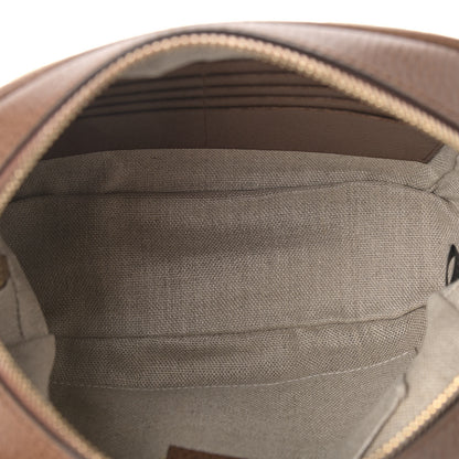 Gucci Monogram Mini Bree Messenger Bag Beige Tabacco 5 of 9