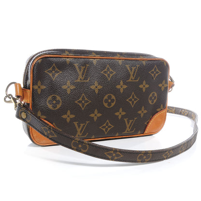 Louis Vuitton Monogram Pochette Marly Dragonne with Shoulder Strap 3 of 8