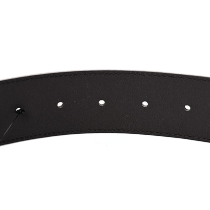 Gucci Textured Calfskin Double G 40mm Belt 80 32 Dark Cocoa 4 of 4