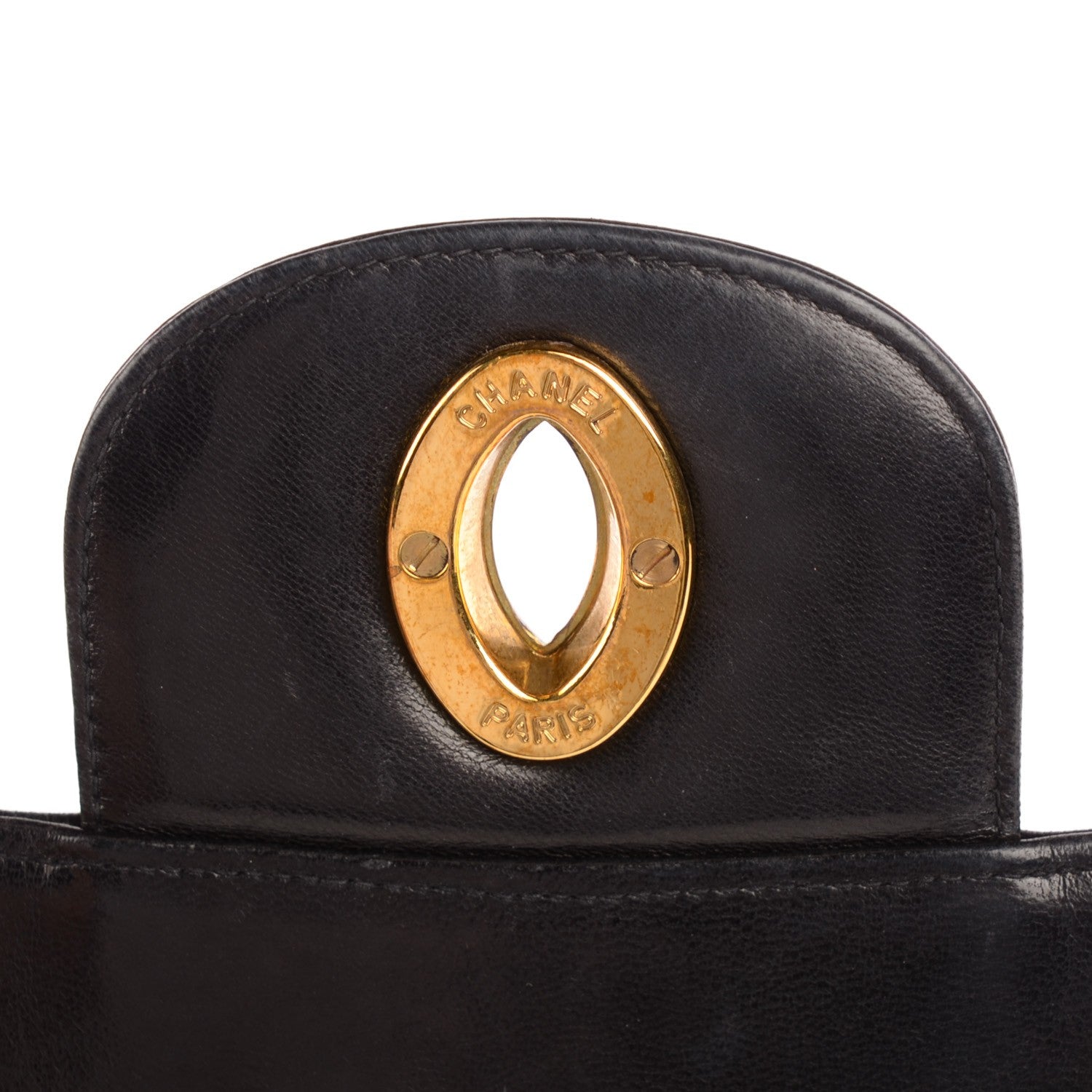 Chanel Lambskin Vertical Quilt Jumbo Flap Black 2 of 10