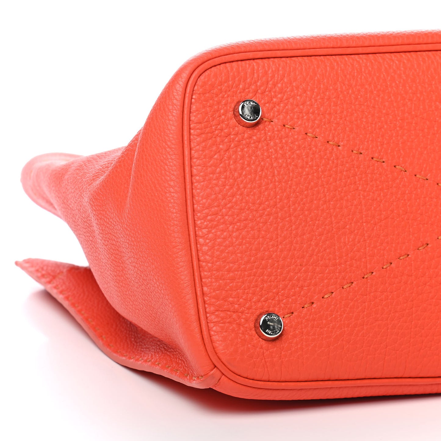 Cuoio Romano Selleria Large Anna Bucket Bag Arancio
