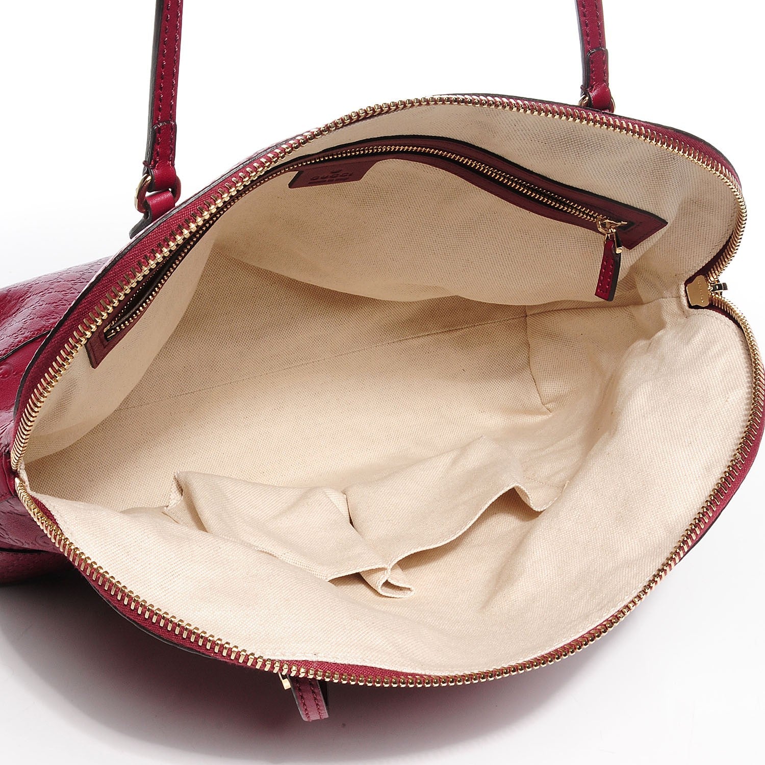 Gucci Guccissima Medium Bree Shoulder Bag Red 6 of 8