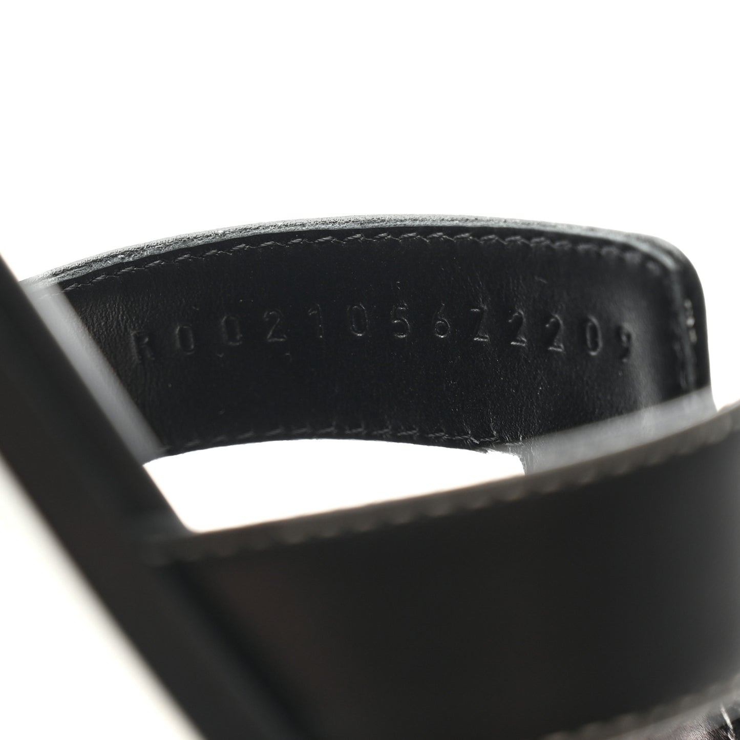 Box Calfskin Oran Sandals 35.5 Black