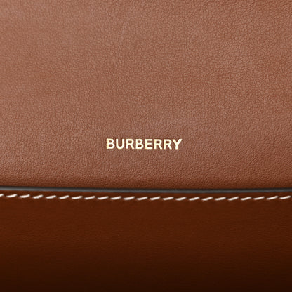 Burberry Calfskin Vintage Check New Hampshire Bag Archive Beige Tan 6 of 11