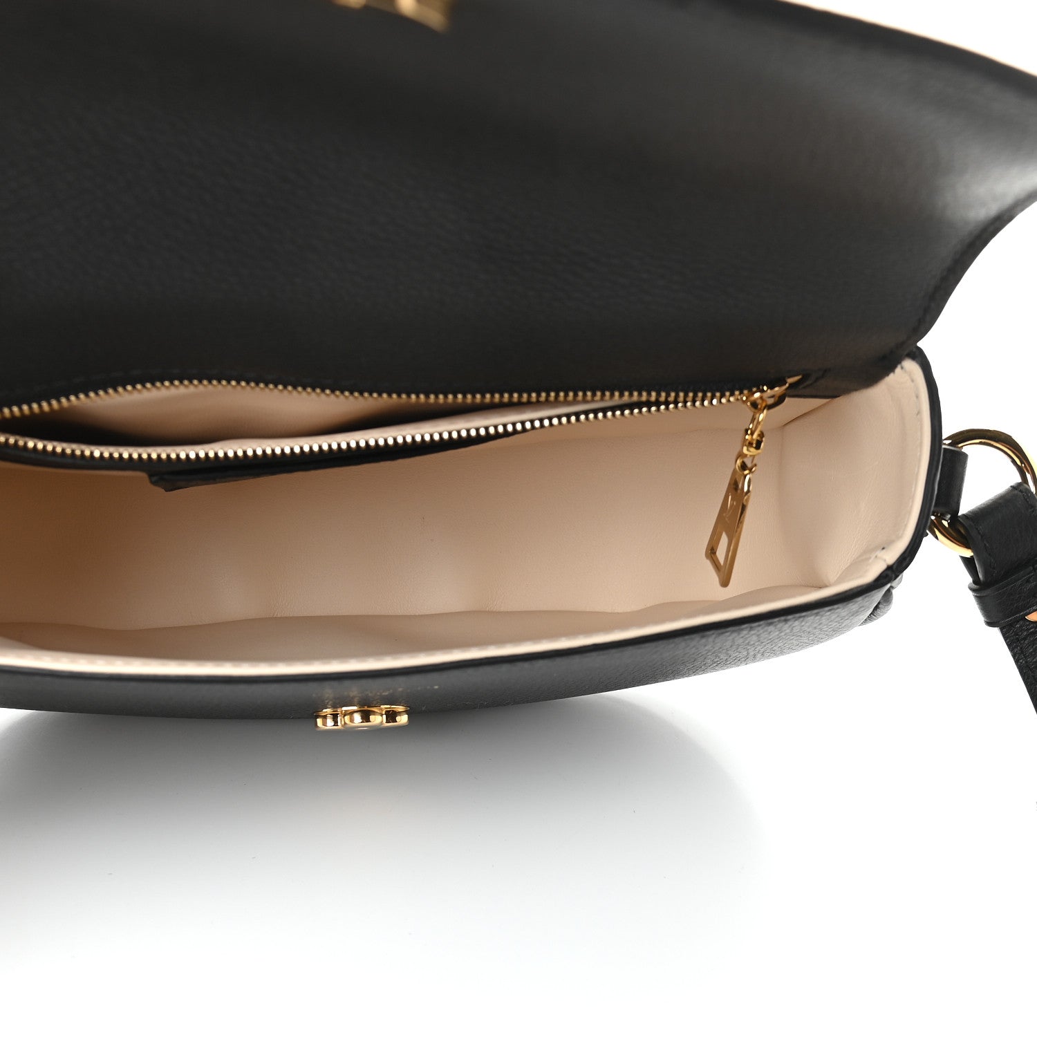 Louis Vuitton Grained Calfskin LV Pont 9 Soft PM Black 5 of 9