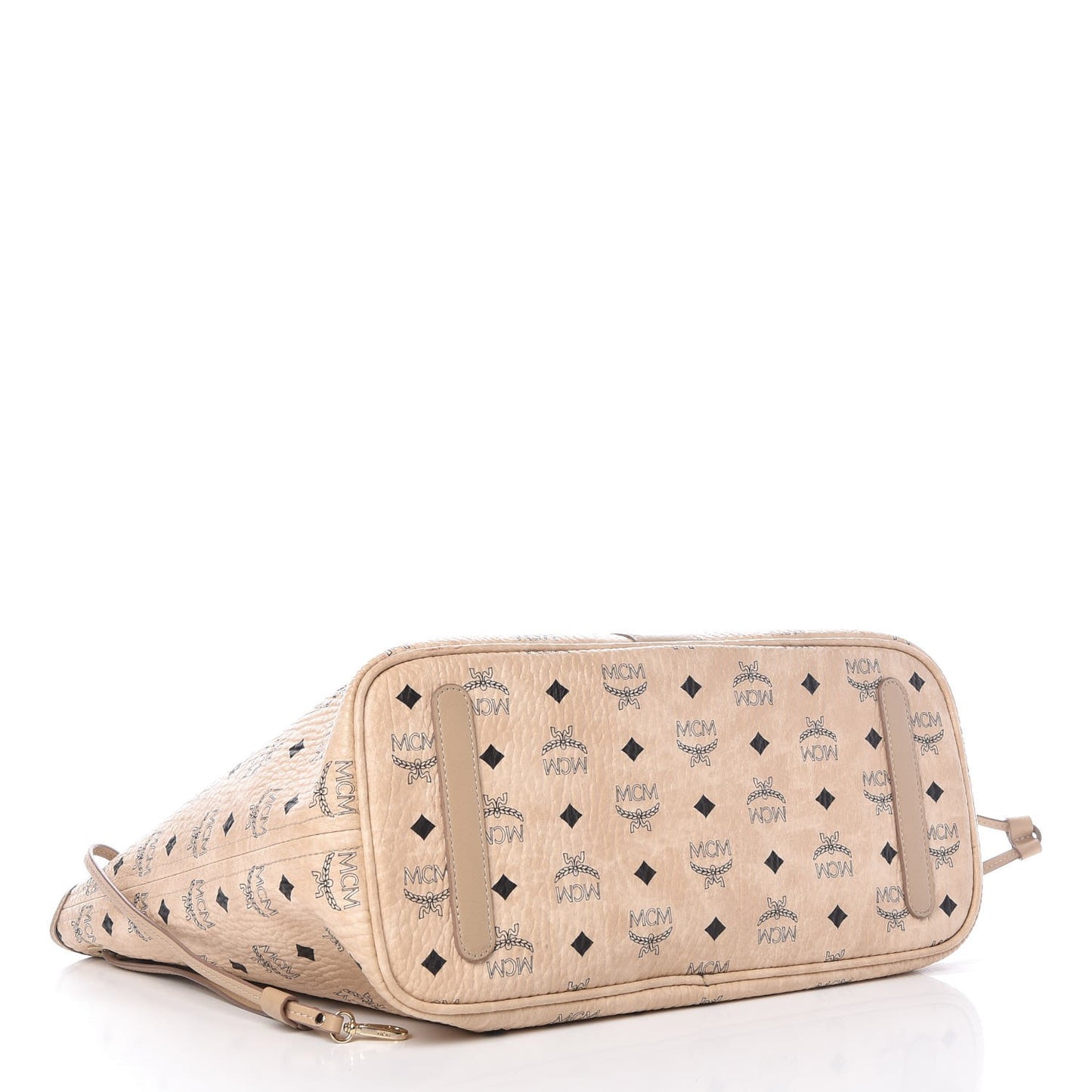 Visetos Medium Liz Reversible Shopper Tote Beige