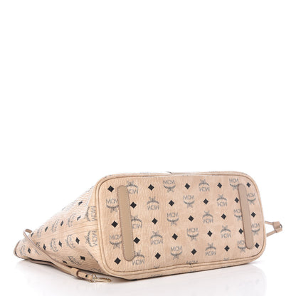 MCM Visetos Medium Liz Reversible Shopper Tote Beige 8 of 12