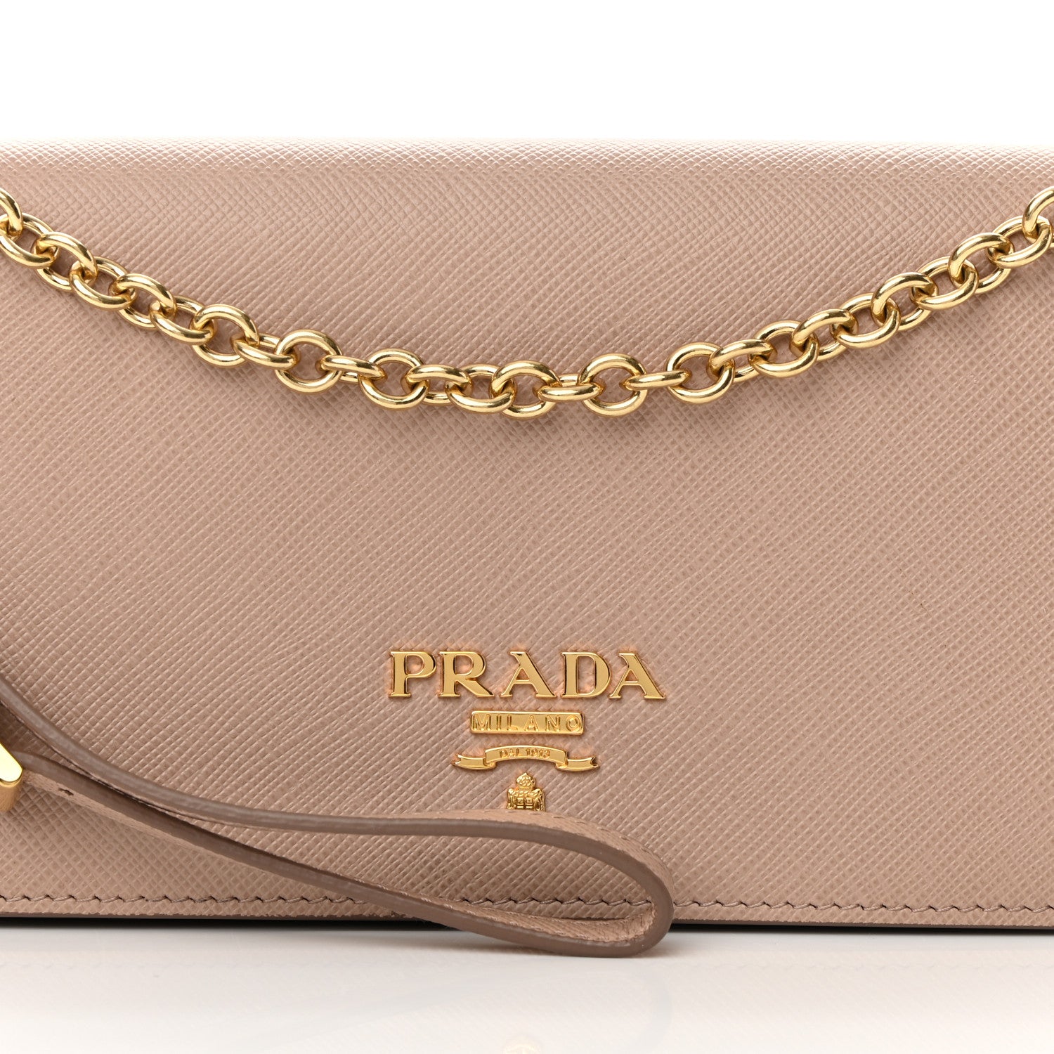 Prada Saffiano Metal Mini Crossbody Bag Cipria 8 of 13