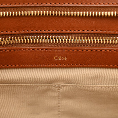 Chloe Calfskin Large Alice Satchel Husky White Tan 6 of 15