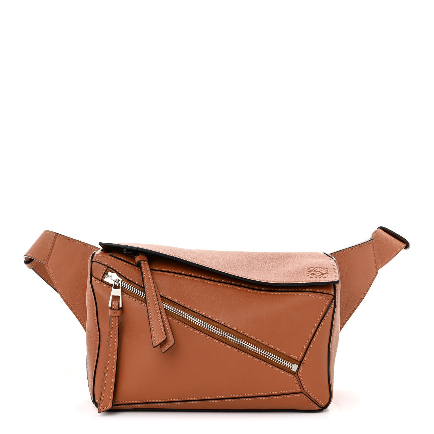 Loewe Calfskin Small Puzzle Bumbag Tan 1 of 10