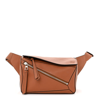 Loewe Calfskin Small Puzzle Bumbag Tan 1 of 10