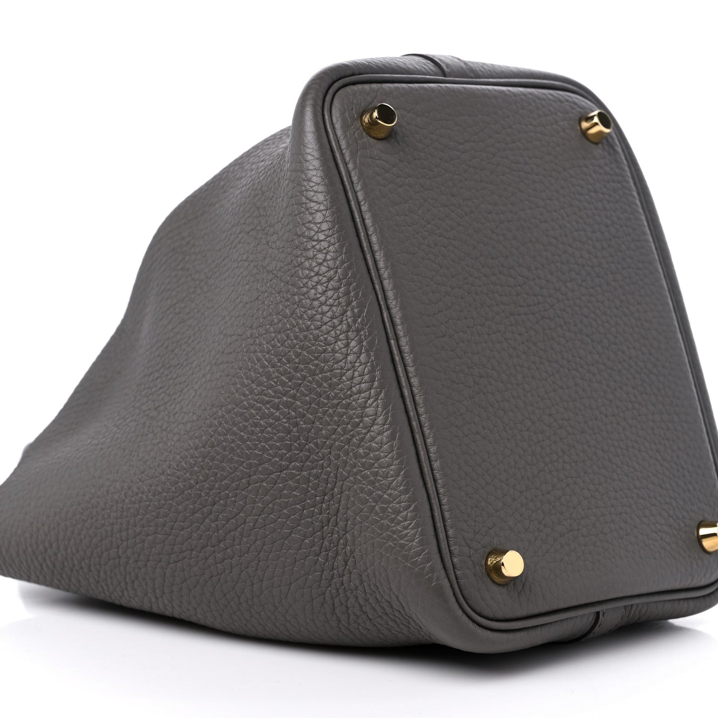 Taurillon Clemence Picotin Lock 18 PM Etain