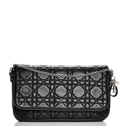 Christian Dior Lambskin Cannage Lady Dior Pochette Black 1 of 7