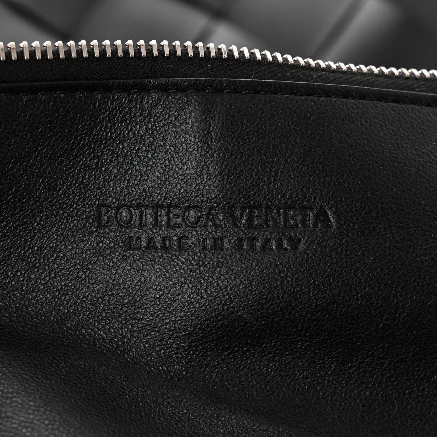 Nappa Intrecciato Shopping Tote Black