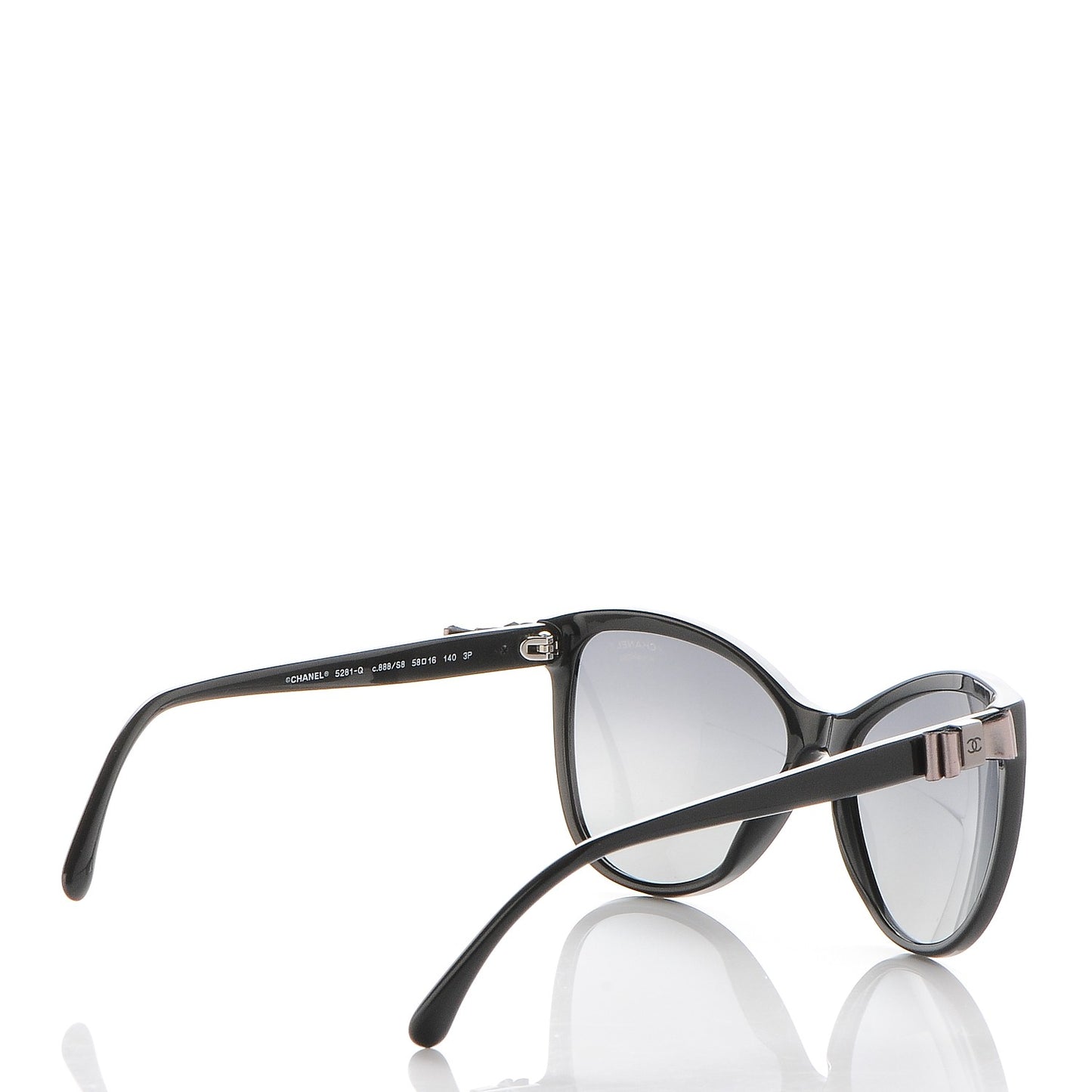 Polarized Butterfly Charms Sunglasses 5281-Q Black