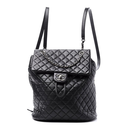 Chanel Lambskin Quilted Large Urban Spirit Backpack Black 1 of 10