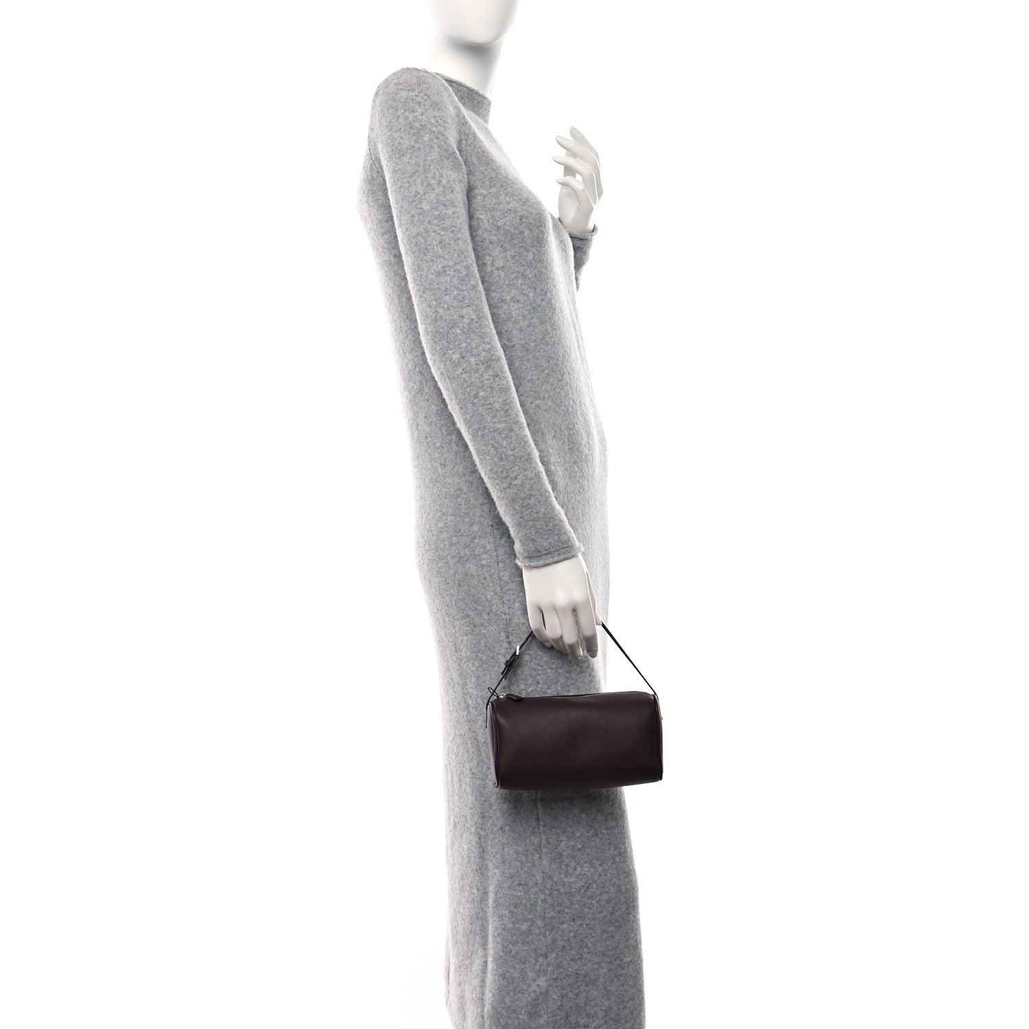The Row Calfskin 90's Bag Eggplant 2 of 8
