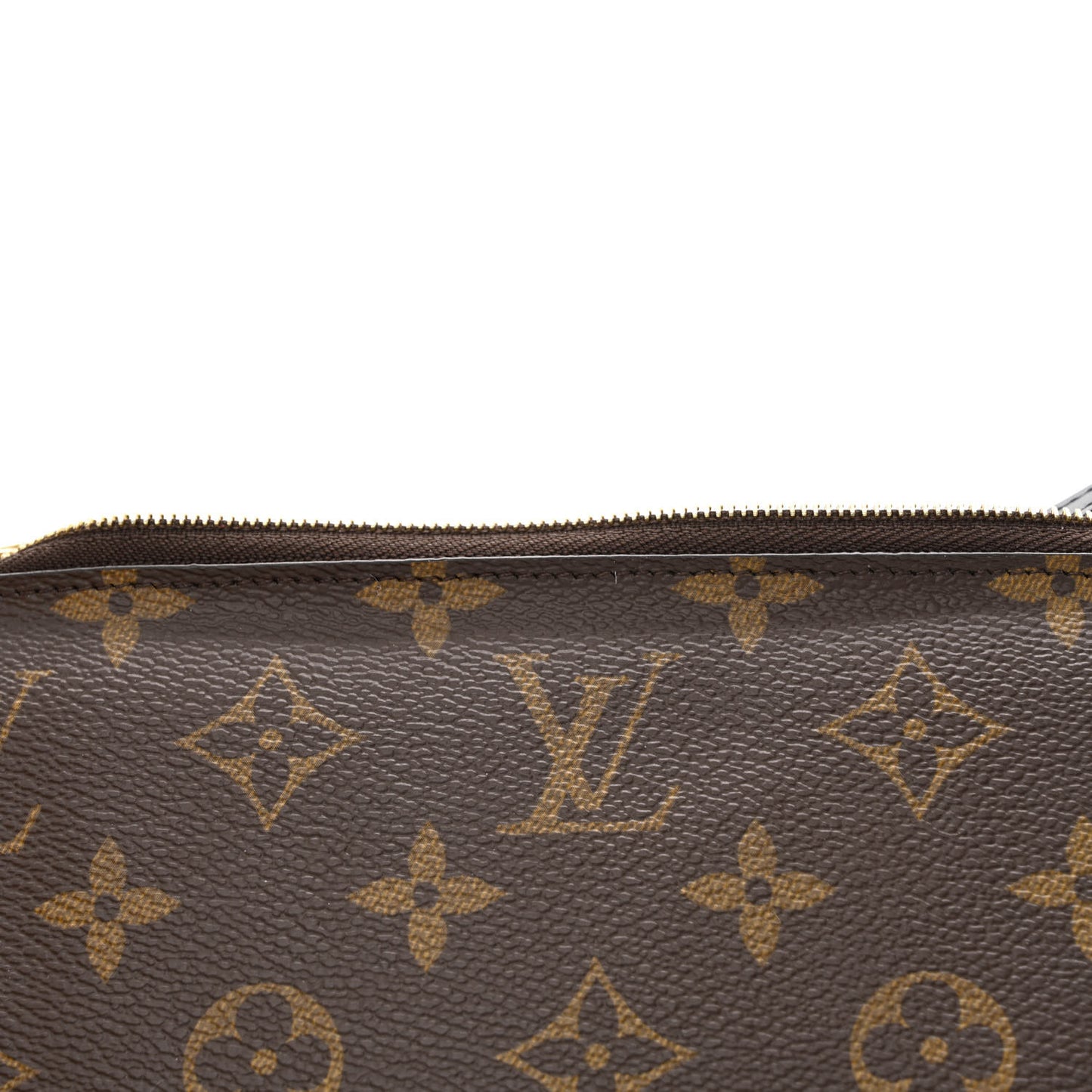 Reverse Monogram Giant Double Zip Pochette