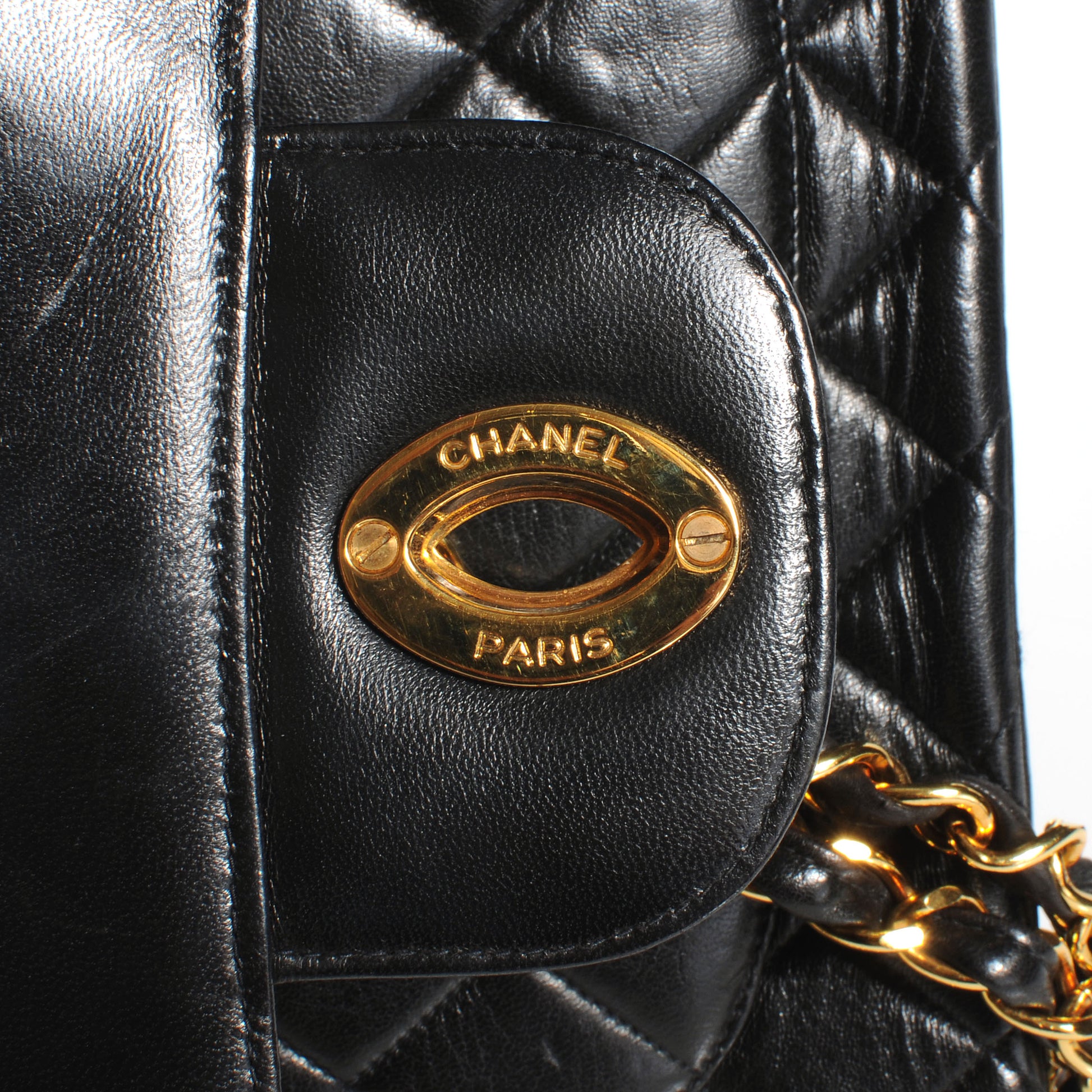 Chanel Lambskin Jumbo Flap Black 6 of 10