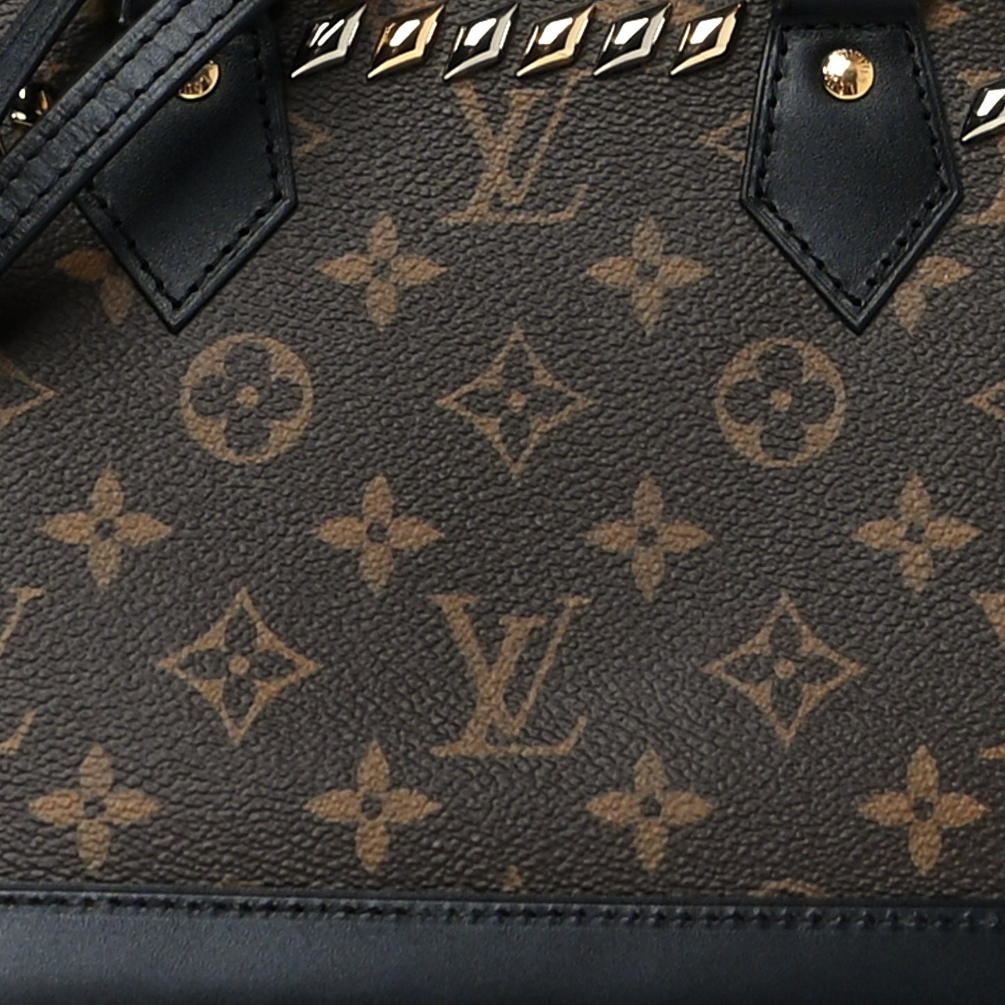 Monogram Macassar Studded Alma BB
