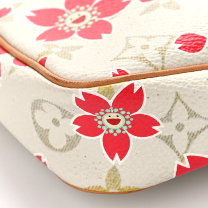Louis Vuitton Monogram Cherry Blossom Pochette Accessories Red 8 of 10