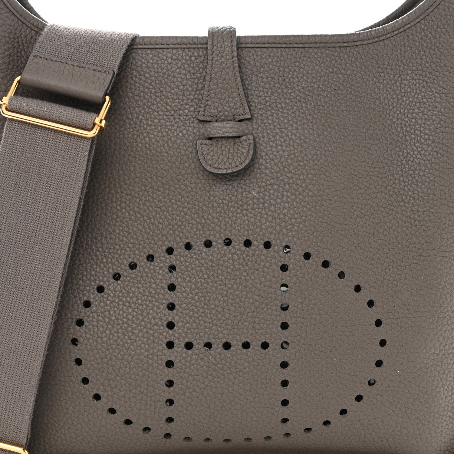 Hermes Taurillon Clemence Evelyne III PM Etain 8 of 14