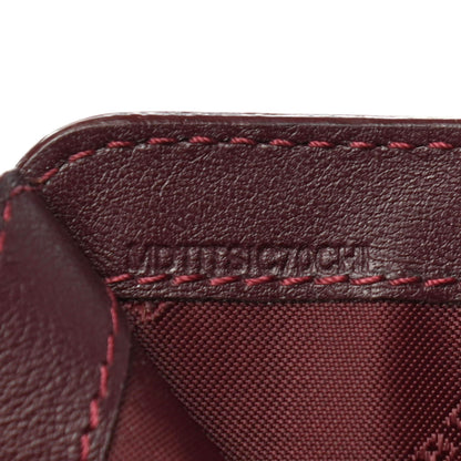 Burberry Patent London Bi-Fold Compact Wallet Burgundy 6 of 6
