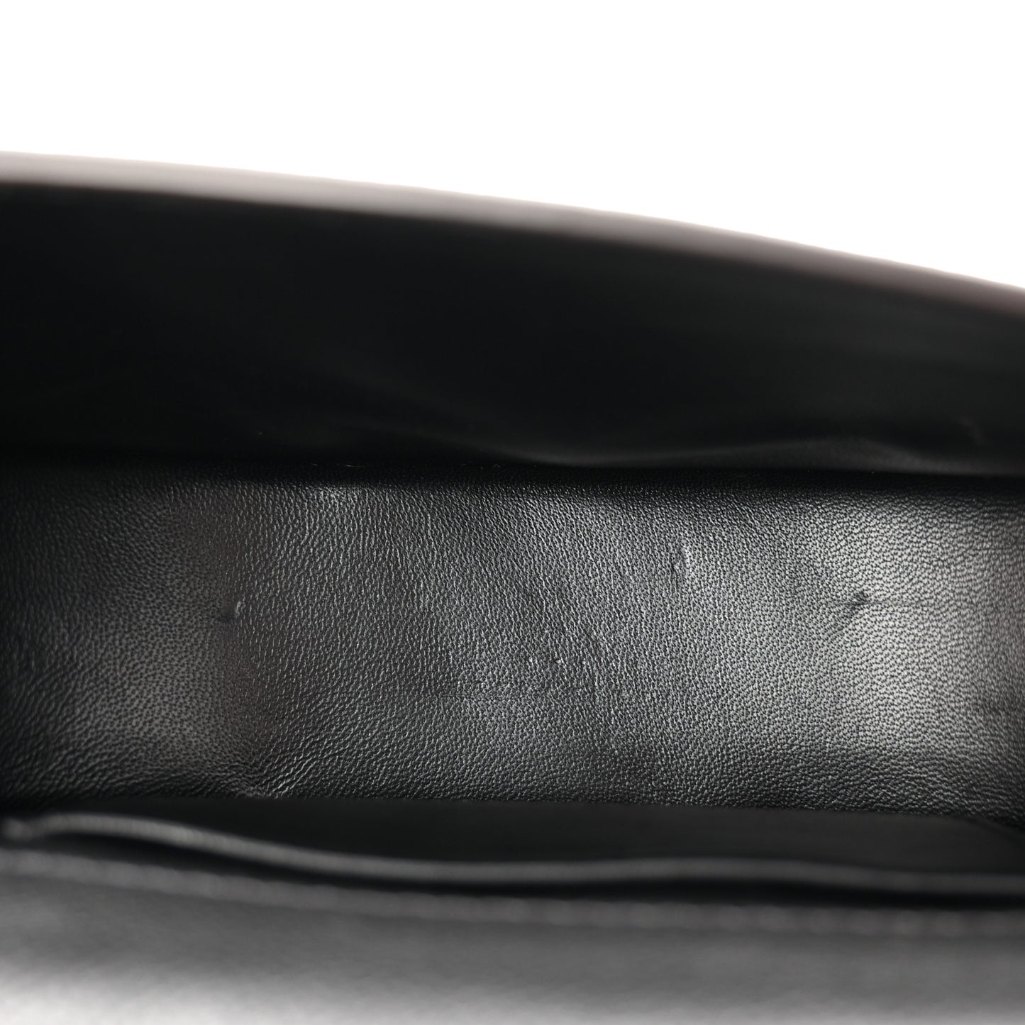 Calfskin Small Nile Bracelet Minaudiere Bag Black